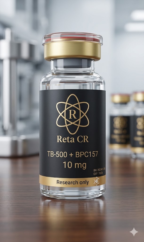 Frasco Reta CR TB-500 más BPC157 10 mg